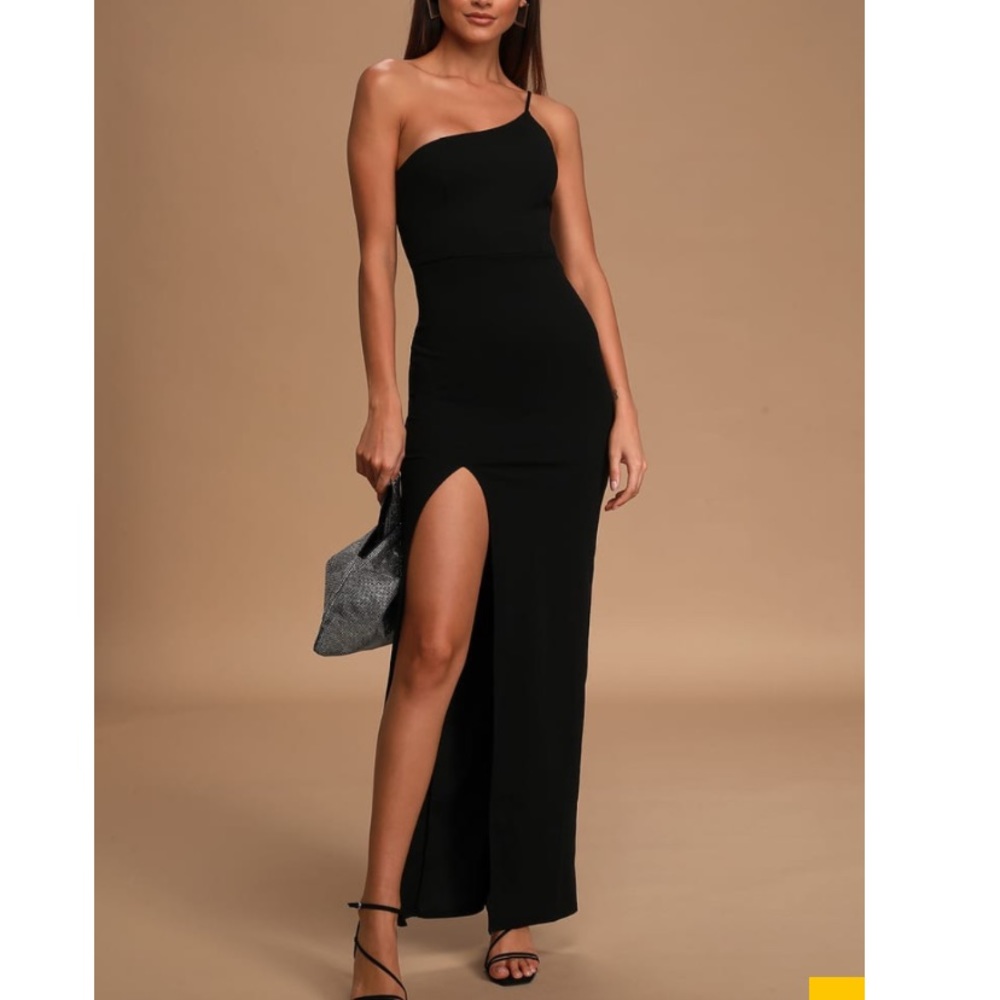 Lulus Keeper of my Heart One shoulder dress